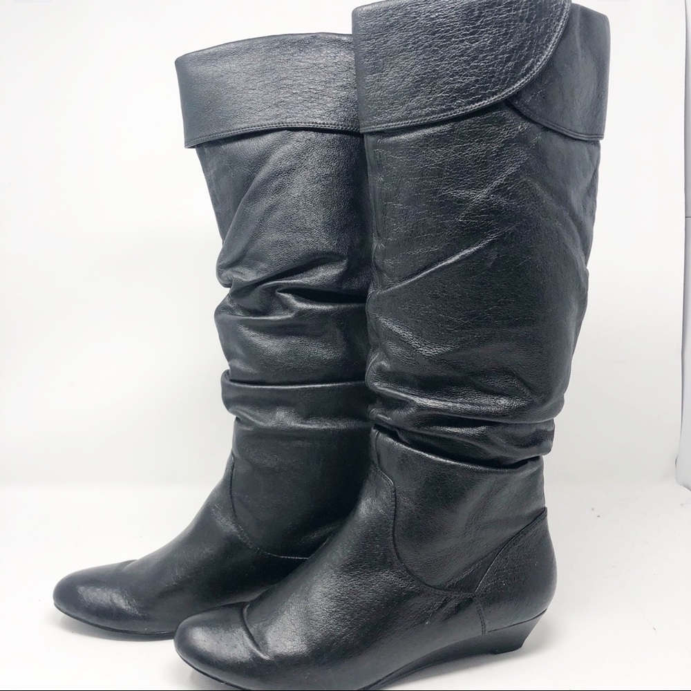 Steve Madden Black Heeled Boots